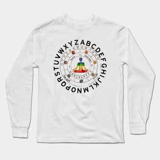 Pendulum Dowsing Board bywhacky Long Sleeve T-Shirt